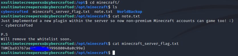 TryHackMe CyberCrafted 39 TryHackMe CyberCrafted