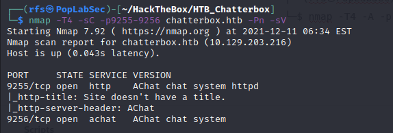 Complete HackTheBox Chatterbox Walkthrough (Powershell)